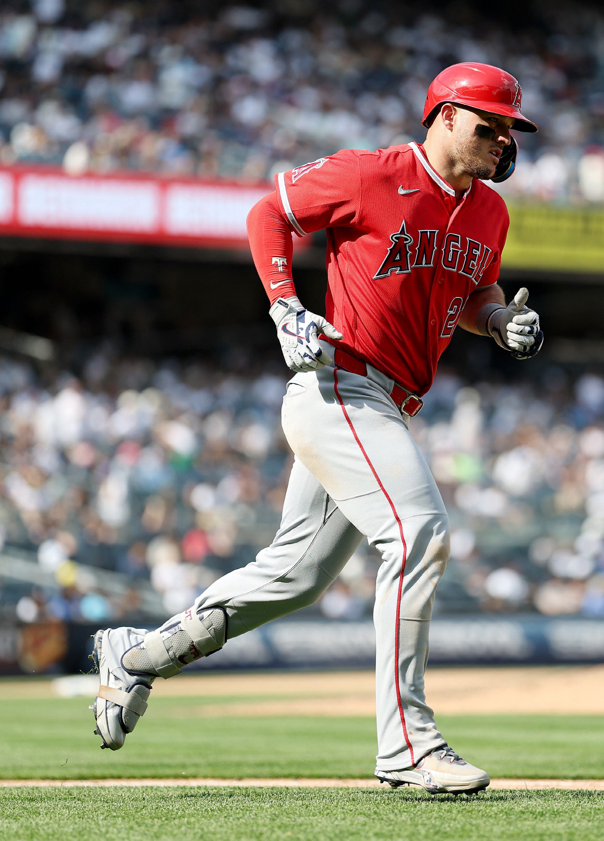 $4억2650만, 이제야 몸값! 원정선수 최초 4일 연속 양키스타디움 홈런포 폭발, 트라웃 올해는 제발 부상없이 뛰자