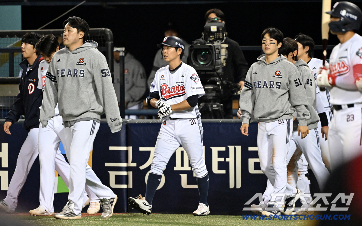 [포토] 두산, 아쉬운 패배